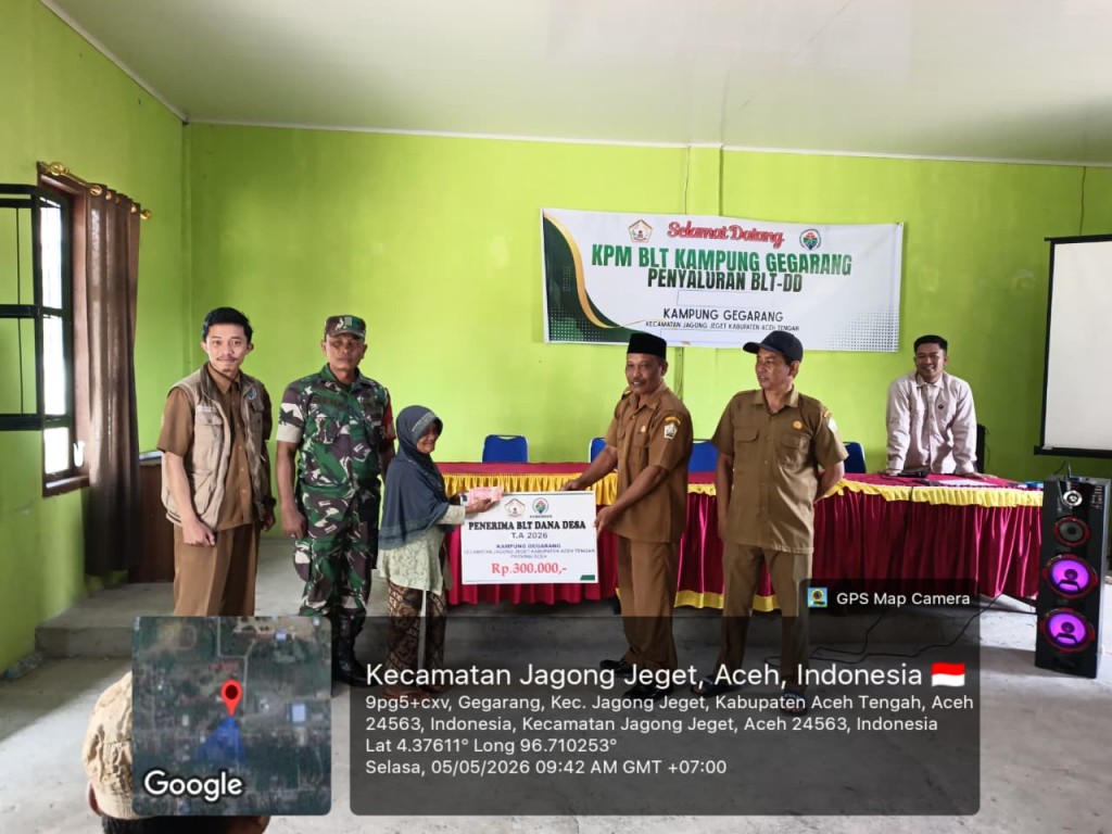 Kegiatan Pembagian BLT-DD
